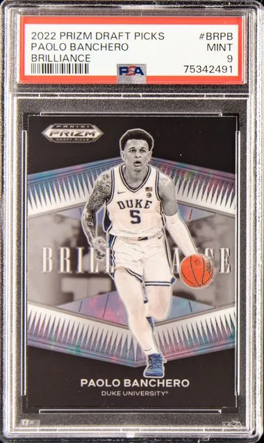 2022-23 Panini Prizm Draft Picks Brilliance Brpb Paolo Banchero #no-number card image