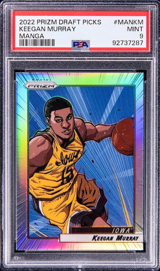 2022-23 Panini Prizm Draft Picks Keegan Murray Manga #MAN-KM card image
