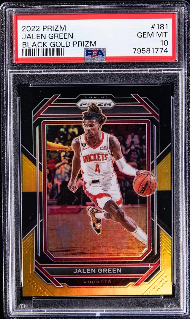 2022-23 Panini Prizm Jalen Black/Gold Prizm #181 card image