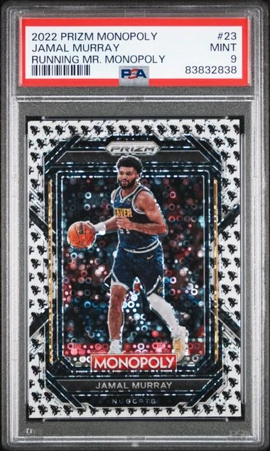 2022-23 Panini Prizm Jamal Murray Monopoly Running Mr. Monopoly #23 card image