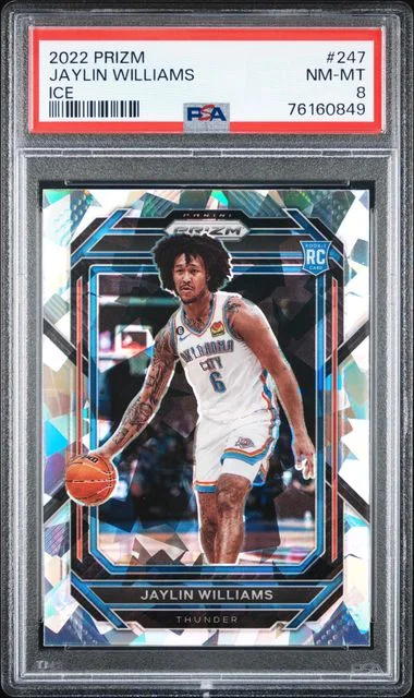 2022-23 Panini Prizm Jaylin Williams Ice #247 card image