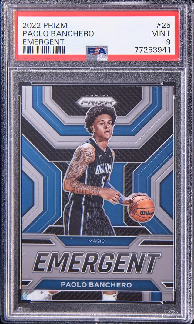 2022-23 Panini Prizm Paolo Banchero Emergent #25 card image