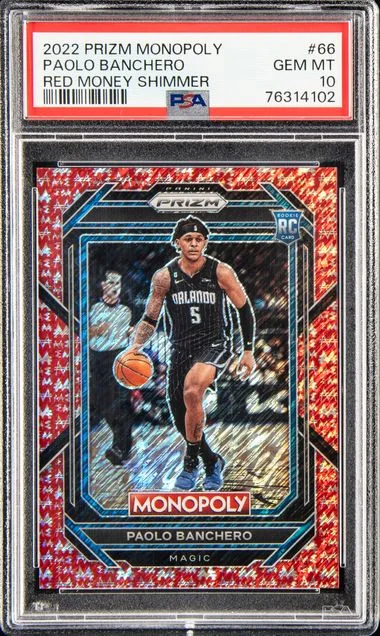 2022-23 Panini Prizm Paolo Banchero Monopoly #66 card image