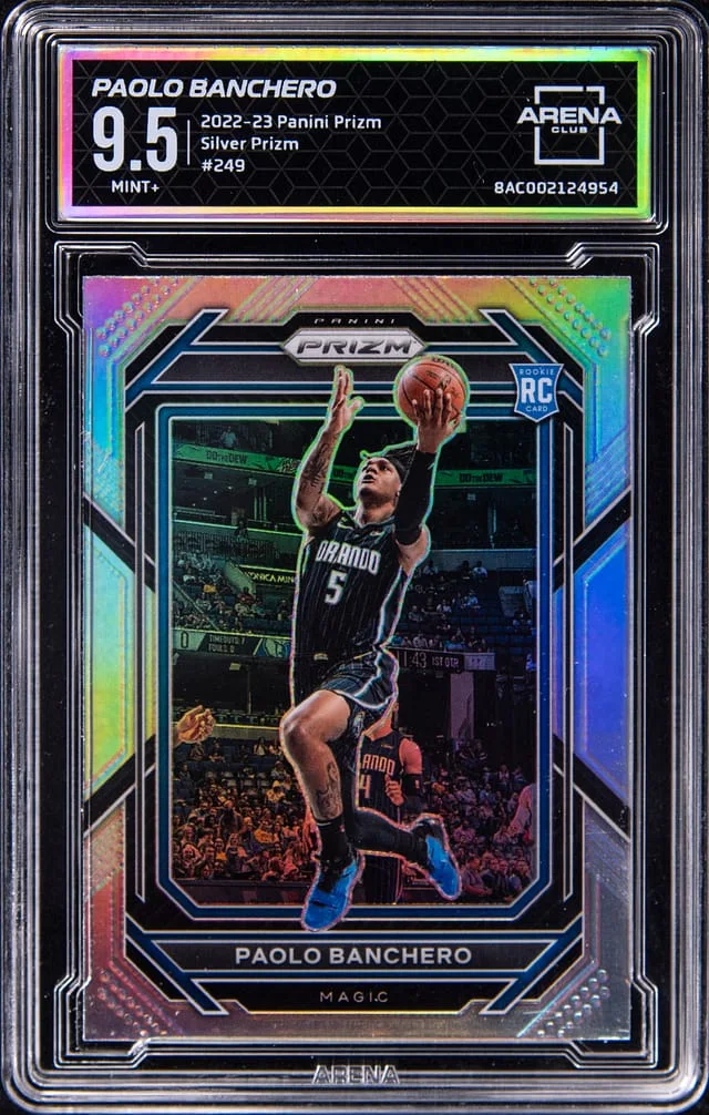 2022-23 Panini Prizm Paolo Banchero - AC MINT+ 9.5 Silver Prizm #249 card image