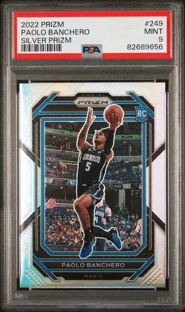 2022-23 Panini Prizm Paolo Banchero ‚PSA Silver Prizm #249 card image