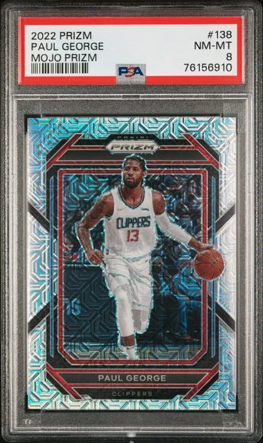 2022-23 Panini Prizm Paul George Mojo #138 card image