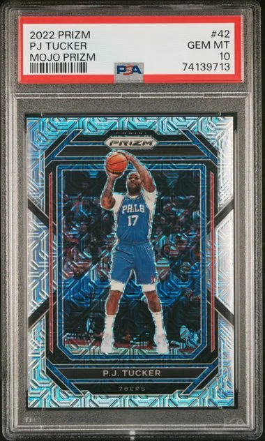 2022-23 Panini Prizm P.J. Tucker Mojo Prizm #42 card image
