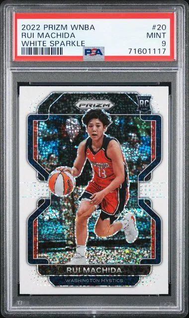 2022-23 Panini Prizm Rui Machida WNBA White Sparkle #20 card image