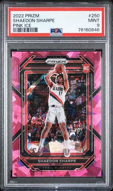 2022-23 Panini Prizm Shaedon Sharpe Silver Prizm #250 card image
