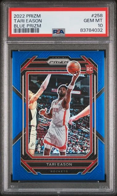 2022-23 Panini Prizm Tari Eason Red Prizm #258 card image