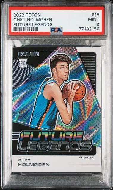 2022-23 Panini Recon Chet Holmgren Future Legends #15 card image