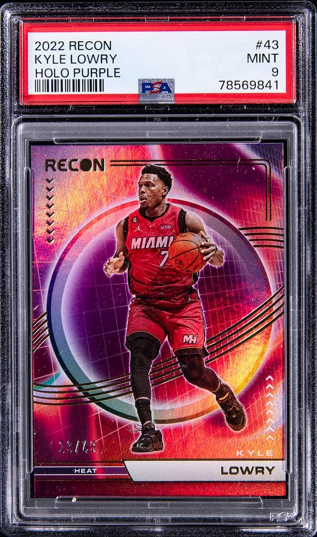 2022-23 Panini Recon Kyle Lowry Holo Purple #43 card image