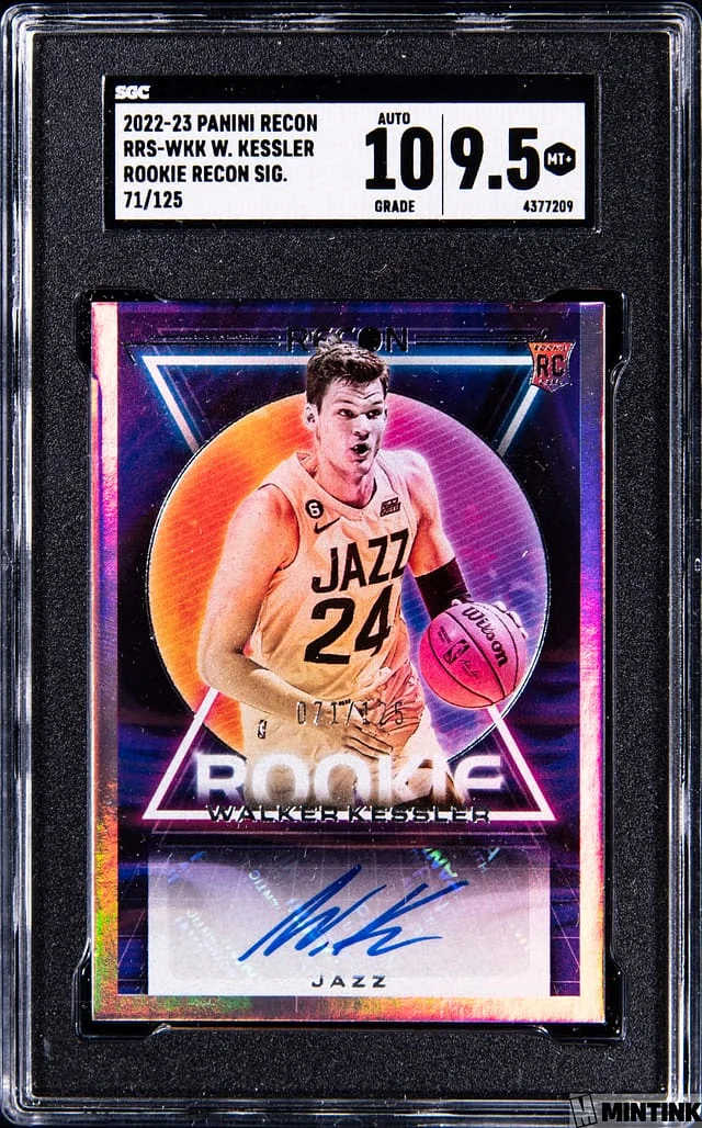 2022-23 Panini Recon Walker Kessler Recon Signatures #RRS-WKK card image