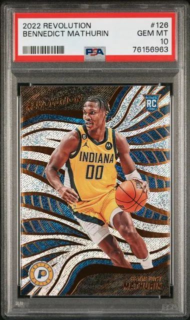 2022-23 Panini Revolution Bennedict Mathurin Astro #126 card image