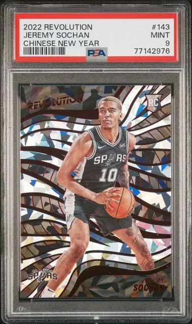 2022-23 Panini Revolution Chinese New Year Jeremy Sochan #143 card image