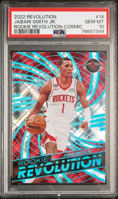 2022-23 Panini Revolution Jabari Smith Jr. Revolution Cosmic #14 card image