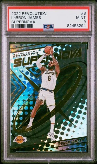 2022-23 Panini Revolution LeBron James Supernova #8 card image