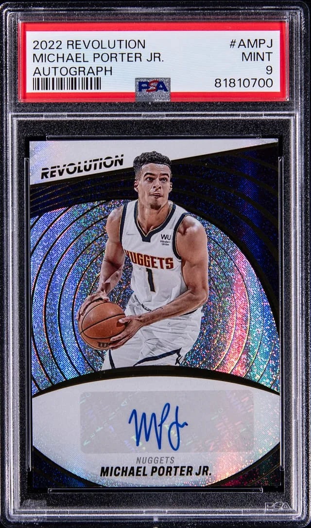 2022-23 Panini Revolution Michael Porter Jr. Autograph #A-MPJ card image