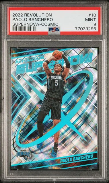 2022-23 Panini Revolution Paolo Banchero Supernova Cosmic #10 card image