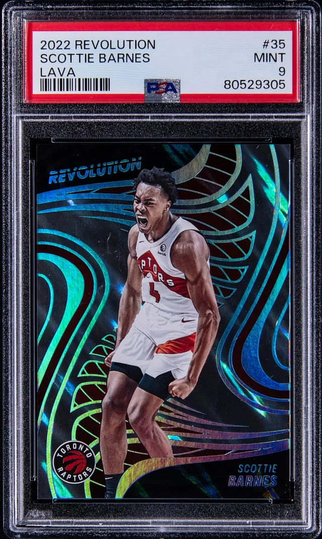 2022-23 Panini Revolution Scottie Barnes Lava #35 card image