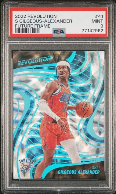 2022-23 Panini Revolution Shai Gilgeous-Alexander Future Frame #41 card image