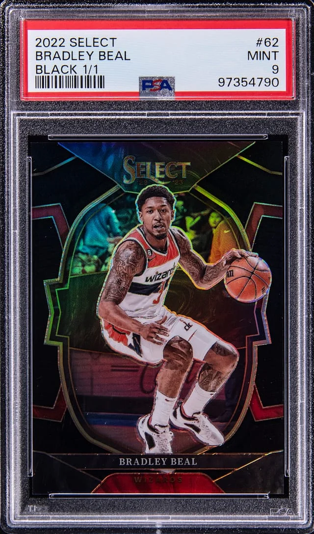 2022-23 Panini Select Bradley Beal Black #62 card image