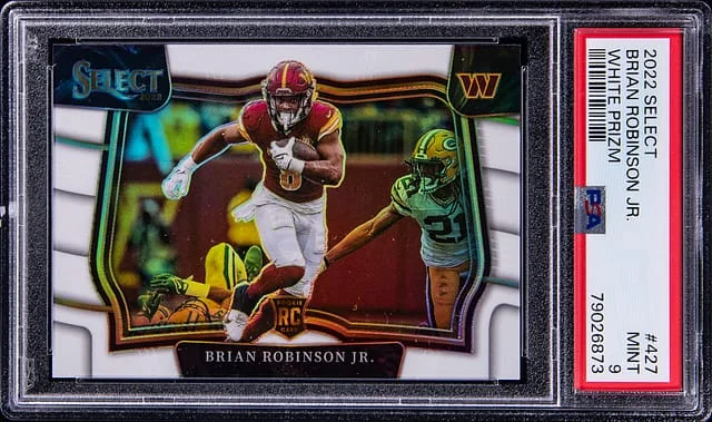 2022-23 Panini Select Brian Robinson Jr. White Prizm #427 card image