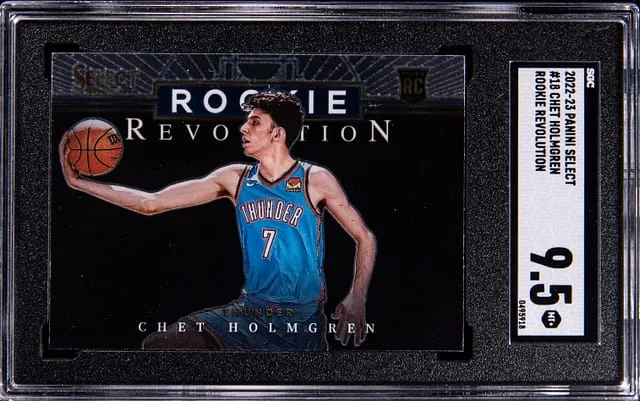 2022-23 Panini Select Chet Holmgren Revolution #18 card image