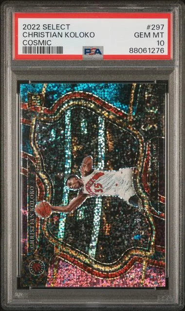 2022-23 Panini Select Christian Koloko Cosmic #297 card image