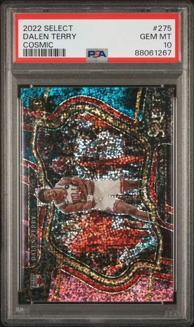 2022-23 Panini Select Dalen Terry Cosmic #275 card image