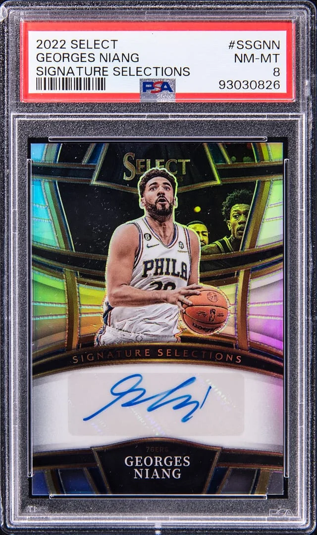 2022-23 Panini Select Georges Niang Signature Selections #SSGNN card image