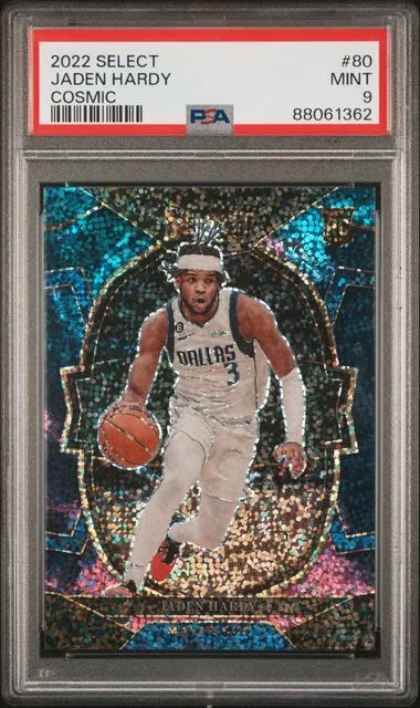 2022-23 Panini Select Jaden Hardy Cosmic #80 card image