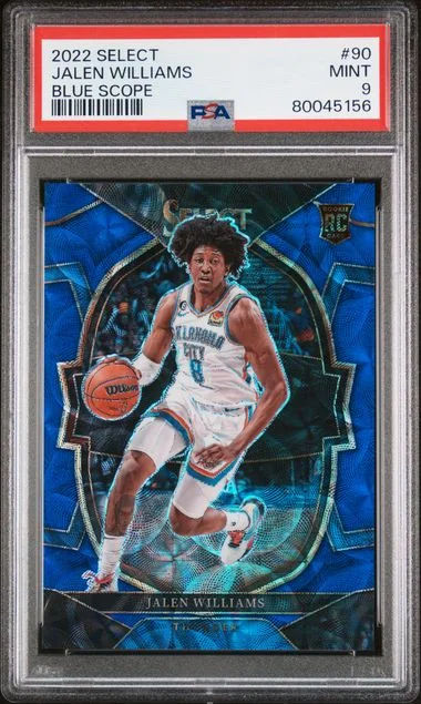 2022-23 Panini Select Jalen Williams Tri-Color #90 card image