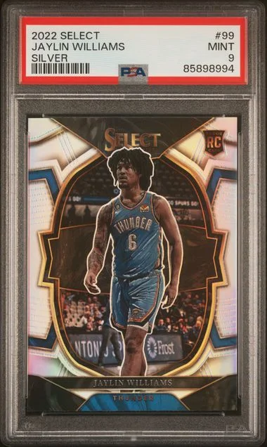 2022-23 Panini Select Jaylin Williams Silver #99 card image