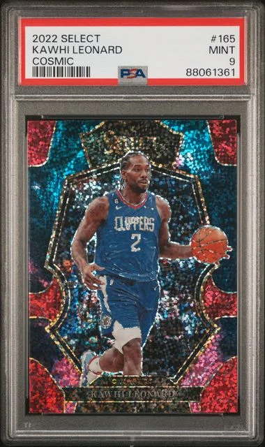 2022-23 Panini Select Kawhi Leonard Cosmic #165 card image