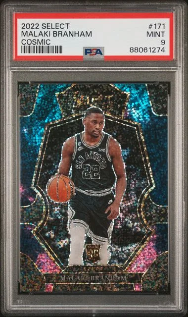 2022-23 Panini Select Maliki Branham Cosmic #171 card image