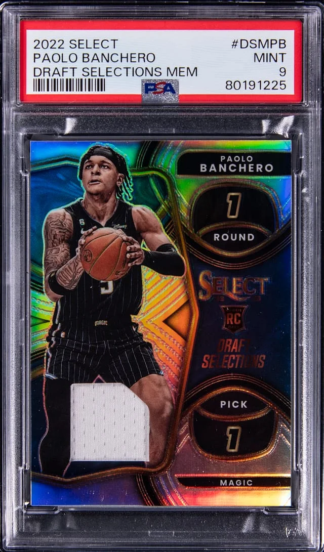 2022-23 Panini Select Paolo Banchero Draft Selections Memorabilia #DSM-PB card image
