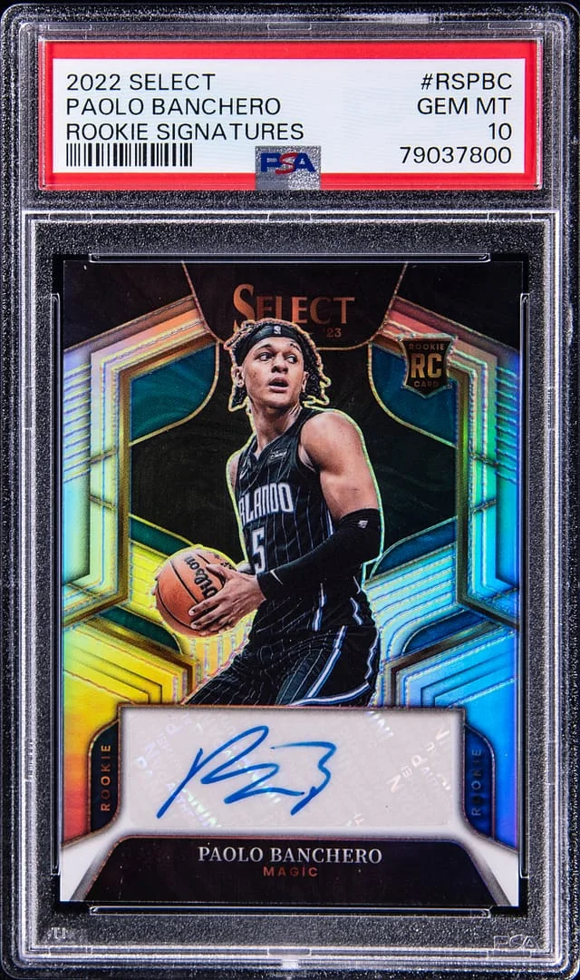 2022-23 Panini Select Paolo Banchero Signatures #RSPBC card image
