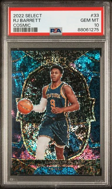 2022-23 Panini Select RJ Barrett Cosmic #33 card image