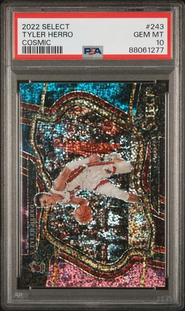 2022-23 Panini Select Tyler Herro Cosmic #243 card image