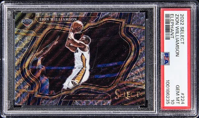 2022-23 Panini Select Zion Williamson Elephant #224 card image