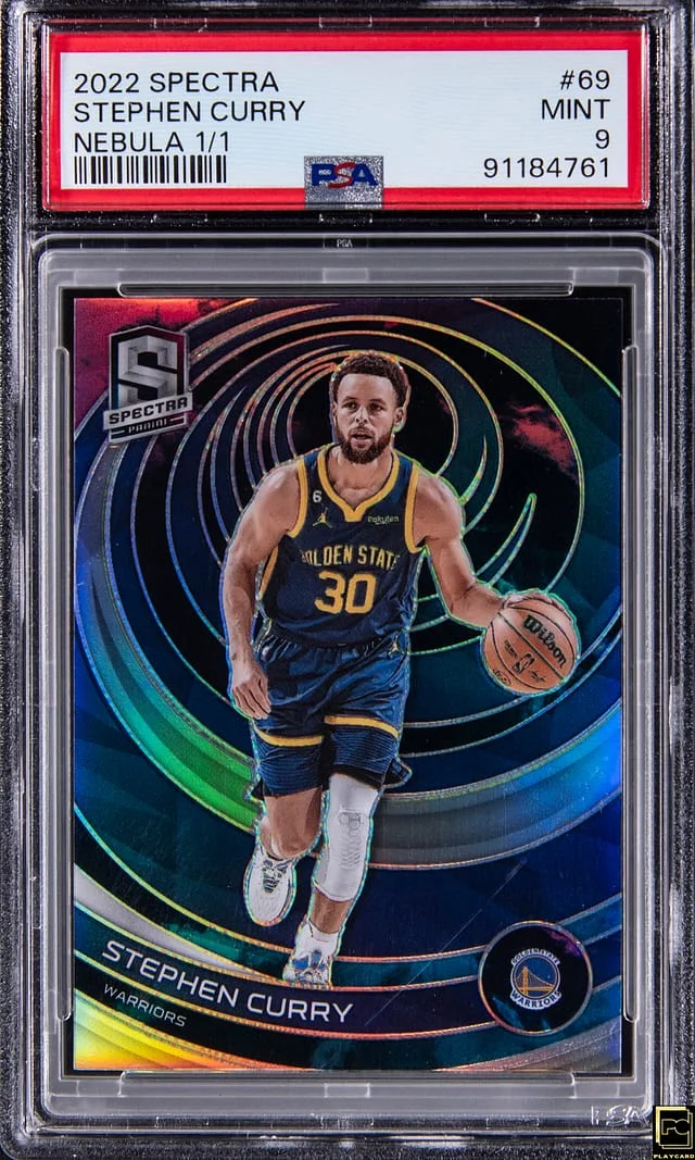 2022-23 Panini Spectra Stephen Curry Nebula #69 card image