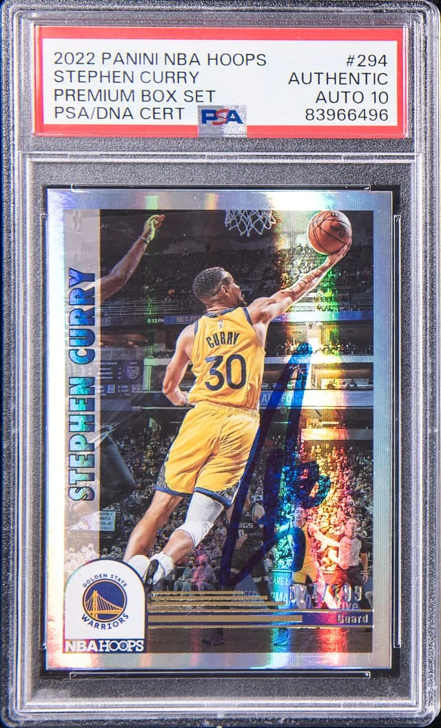 2022-23 Panini Stephen Curry NBA Hoops Premium Box Set #294 card image