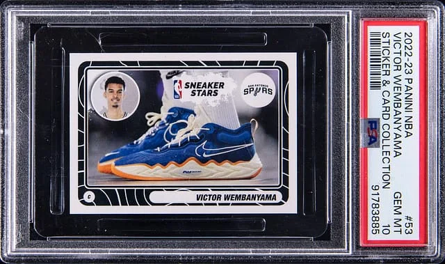2022-23 Panini Victor Wembanyama NBA Sticker & Card Collection #53 card image