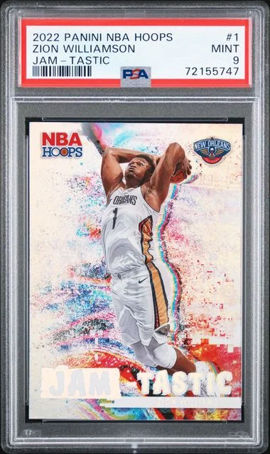 2022-23 Panini Zion Williamson NBA Hoops Jam-Tastic #1 card image