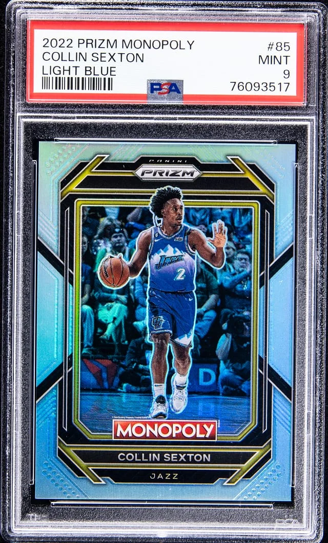 2022-23 Prizm Collin Sexton Monopoly Light Blue #85 card image