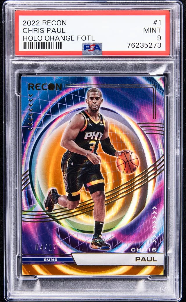2022-23 Recon Chris Paul Holo Orange FOTL #1 card image