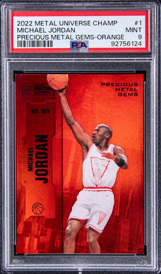 2022-23 SkyBox Metal Universe Champions Michael Jordan A Cut Above #1 card image