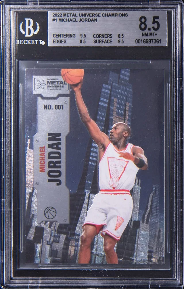 2022-23 SkyBox Metal Universe Michael Jordan #1 card image