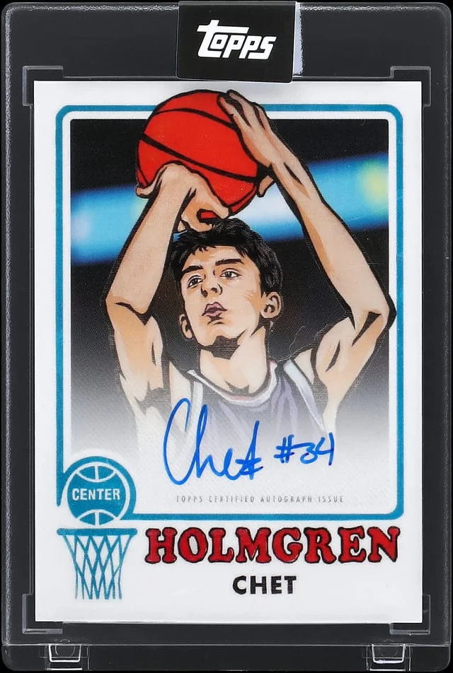 2022-23 Topps Chet Holmgren - Topps Encased Basketball #1-A card image